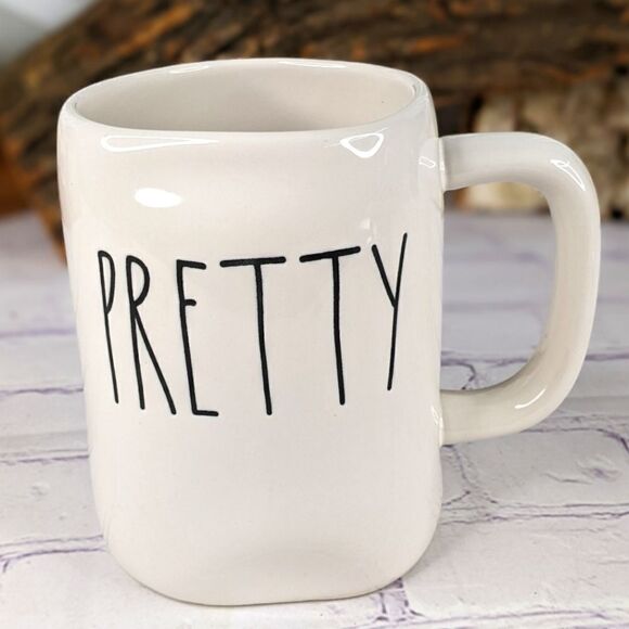 Rae Dunn PRETTY Ceramic Mug - Picture 1 of 6
